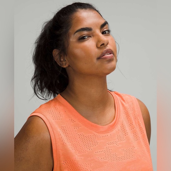 Lululemon Train To Be Tank Orange Soda, size 10 - Picture 2 of 9